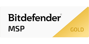Official Bitdefender MSP Gold Partner badge